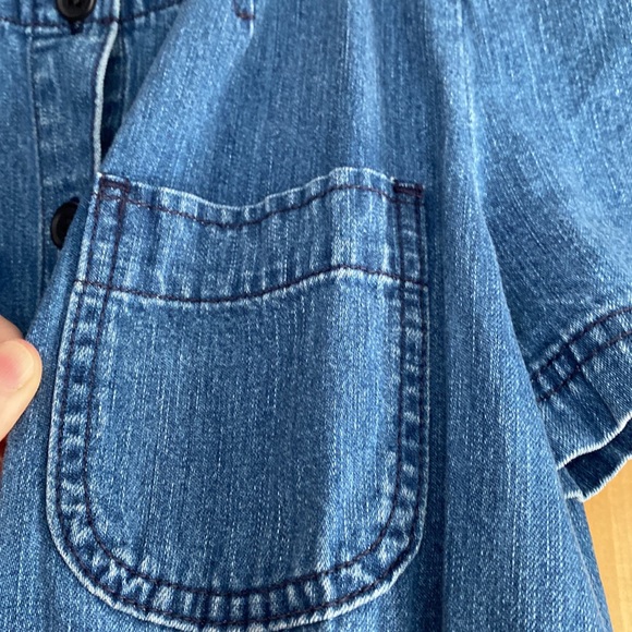 J.Crew Point Sur Patch Pocket Denim Coveralls size 4 - Picture 11 of 15